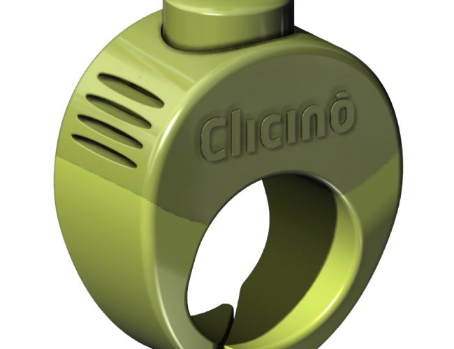 Clicino Clicker Ring green lime – special edition